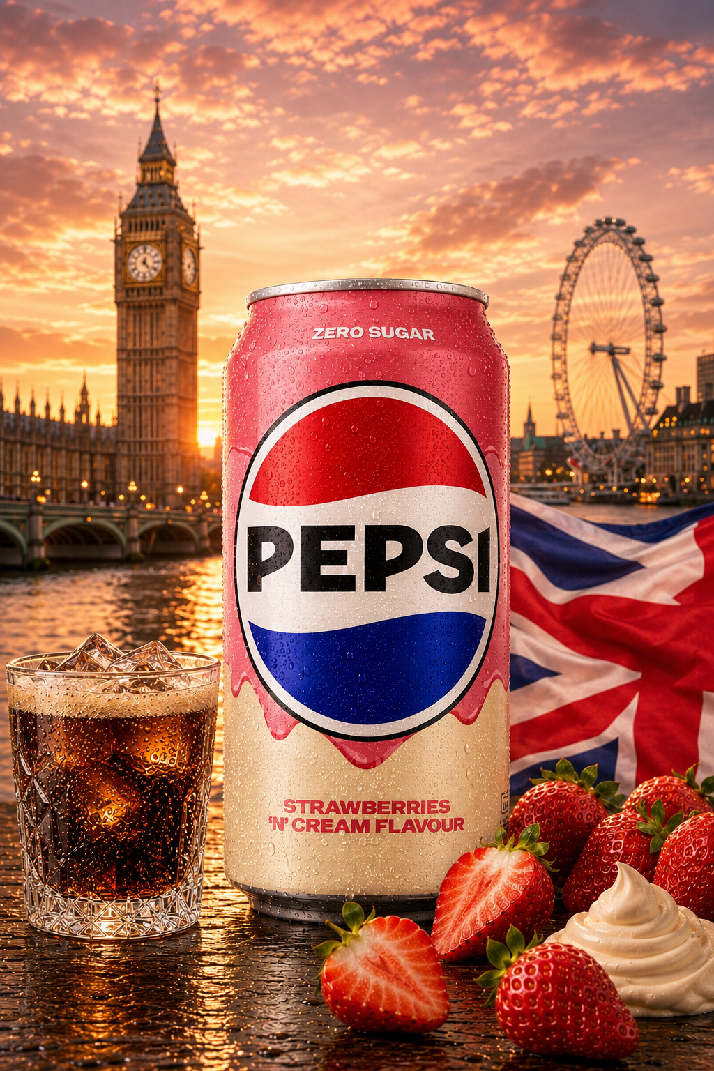 PEPSI ZÉRO FRAISE 🇬🇧