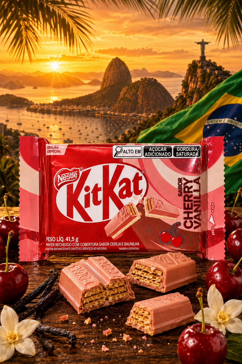 KITKAT CERISE / VANILLE 🇧🇷