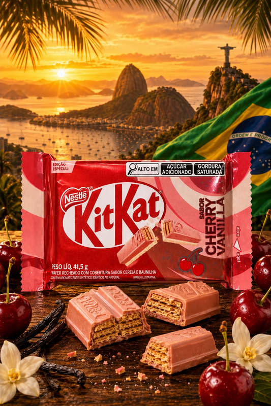 KITKAT CERISE / VANILLE 🇧🇷